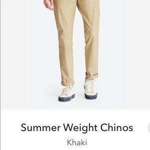 Summer Weight Khaki Chinos, 32x30, Athletic Cut